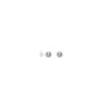 8mm Hollow Laser Ball Stud Earrings