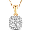 14K 0.50Ct Diamond Pendant