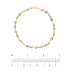 Two-Tone Stampato Mermaid Fin Bracelet