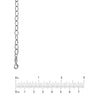 Sterling Silver Oxidized Twisted Cable Chain