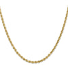 14K 3mm Diamond-Cut Rope Chain