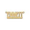 Laser Polished Nameplate Necklace