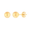 5mm Polished Ball Stud Earrings