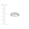 Diamond Pave Dome Ring (White Gold)