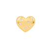 1/20tcw Diamond Puffy Heart Stud Earrings