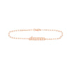 Gothic Nameplate Paper Clip Bracelet