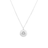 Libra Organic Disc Pendant Necklace
