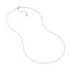 0.8mm Box Chain with Slider Bead