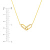 Diamond Paper Clip Links Necklace