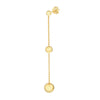 Graduating Bead Drop on Chain Earrings