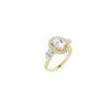 14K Yellow 8x6 mm Oval Engagement Ring Mounting
