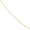 Adjustable Cable Chain Necklace with Slider