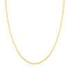 2.5mm Paper Clip Chain with Pear Shape Lock