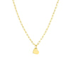 Dangle Heart Paper Clip Necklace