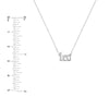 Gothic Leo Nameplate Necklace