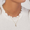 Feather Charm Adjustable Necklace