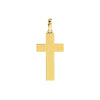 Fancy Black Enamel Cross Pendant