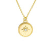 Small Star Medallion Necklace with Diamond