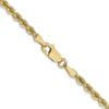 14K 2.75mm Solid Regular Rope Chain