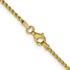 14K 1.6mm D/C Open Franco Chain