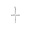 Reversible D/C and Polished Cross Pendant