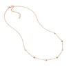 Diamond Bezel and Cluster Stations Necklace