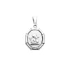 SS 8 Sided Angel Pendant
