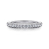 14K White Gold Matching Wedding Band