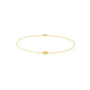 Paper Clip Anklet with Plate