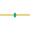 Turq Enamel Stations Saturn Chain Choker