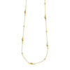 Bead and Marquise Stations Necklace
