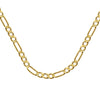 7.2mm Light Concave Figaro Chain Pear Shape Lock EndCap
