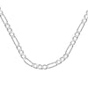 7.2mm Light Concave Figaro Chain Pear Shape Lock EndCap