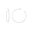 50mm x 1.2mm Hoop Post Earrings