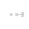 4mm CZ Stud Earrings
