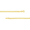 Hollow Graduated Oval Link Chain Necklace