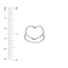 Organic Open Heart Ring