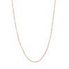 D/C Cable Chain Necklace with Slider Bead