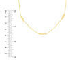 Mini Block Nameplate Station Necklace