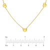 Multi Heart Station Necklace