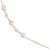 Saturn Chain Bezel Long Necklace