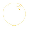 Mini Engravable Oval Plate Adjustable Choker