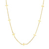 Mini Cross Station Necklace