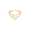 Double Chevron Wire Ring
