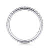 14K White Gold Diamond Matching Wedding Band