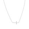 E2W Mini Cross Adj Necklace