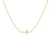 E2W Mini Cross Adj Necklace