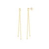 Bead Hammered Forzentina Dangle Earrings