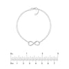 Double Strand Infinity Adjustable Bracelet