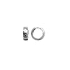 Sterling Silver Diamond Cut Hoops